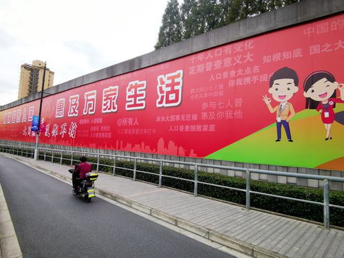 人人都是國的寶,上海街頭巨幅人口普查廣告寫滿 網(wǎng)紅語 暖心